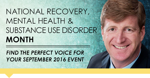 Find the Perfect Voice for National Recovery, Mental Health & Substance Use Disorder Month